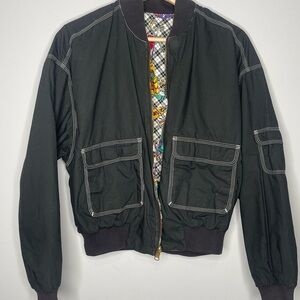 Women’s vintage Liz Claiborne reversible bomber‎ jacket coat